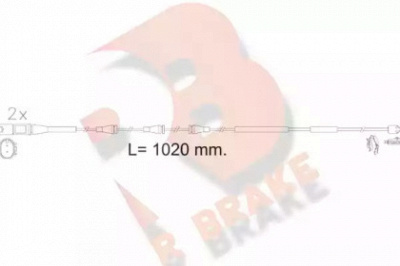 R BRAKE 610623rb -  Сигнализатор, износ тормозных колодок